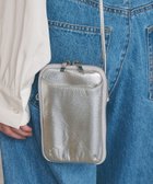 【ビューティ&ユース ユナイテッドアローズ/BEAUTY&YOUTH / UNITED ARROWS】のレザー ジップスリム ウォレットショルダー SILVER|ID: prp329100004926252 ipo3291000000037338975