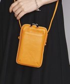 【ビューティ&ユース ユナイテッドアローズ/BEAUTY&YOUTH / UNITED ARROWS】のレザー ジップスリム ウォレットショルダー ORANGE|ID: prp329100004926252 ipo3291000000037338981