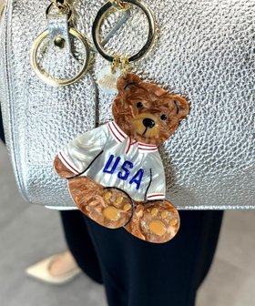 【ロートレ アモン/LAUTRE AMONT】の【WEB限定】キーチャーム BEARS 大人の最旬トレンドファッション＆コーディネート founy(ファウニー) ファッション Fashion レディースファッション Fashion for Women ダブル Double, Double-Breasted チャーム Charm, Pendant ニューヨーク New York, NYC Style ハンド Hand, Handmade 手描き Hand-Drawn, Illustrated |ID:prp329100004926332