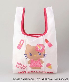 【トゥーワントゥーキッチンストア/212 KITCHEN STORE】の日焼けハローキティ DOTエコバッグ S 人気、トレンドファッション・服の通販 founy(ファニー) ファッション Fashion レディースファッション Fashion for Women コンパクト Compact, Small Size スマート Smart, Elegant ポケット Pocket, Pocket Detail 夏 Summer |ID:prp329100004926334