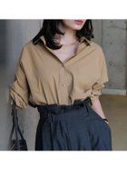 【アニュアンス/anuans】のスタンダードシャツ 人気、トレンドファッション・服の通販 founy(ファニー) ファッション Fashion レディースファッション Fashion for Women トップス・カットソー Cut & Sew Tops シャツ・ブラウス・オフィスカジュアル Elegant Blouses & Button-Ups スタンダード Standard, Basic thumbnail LATTE|ID: prp329100004926342 ipo3291000000036964819