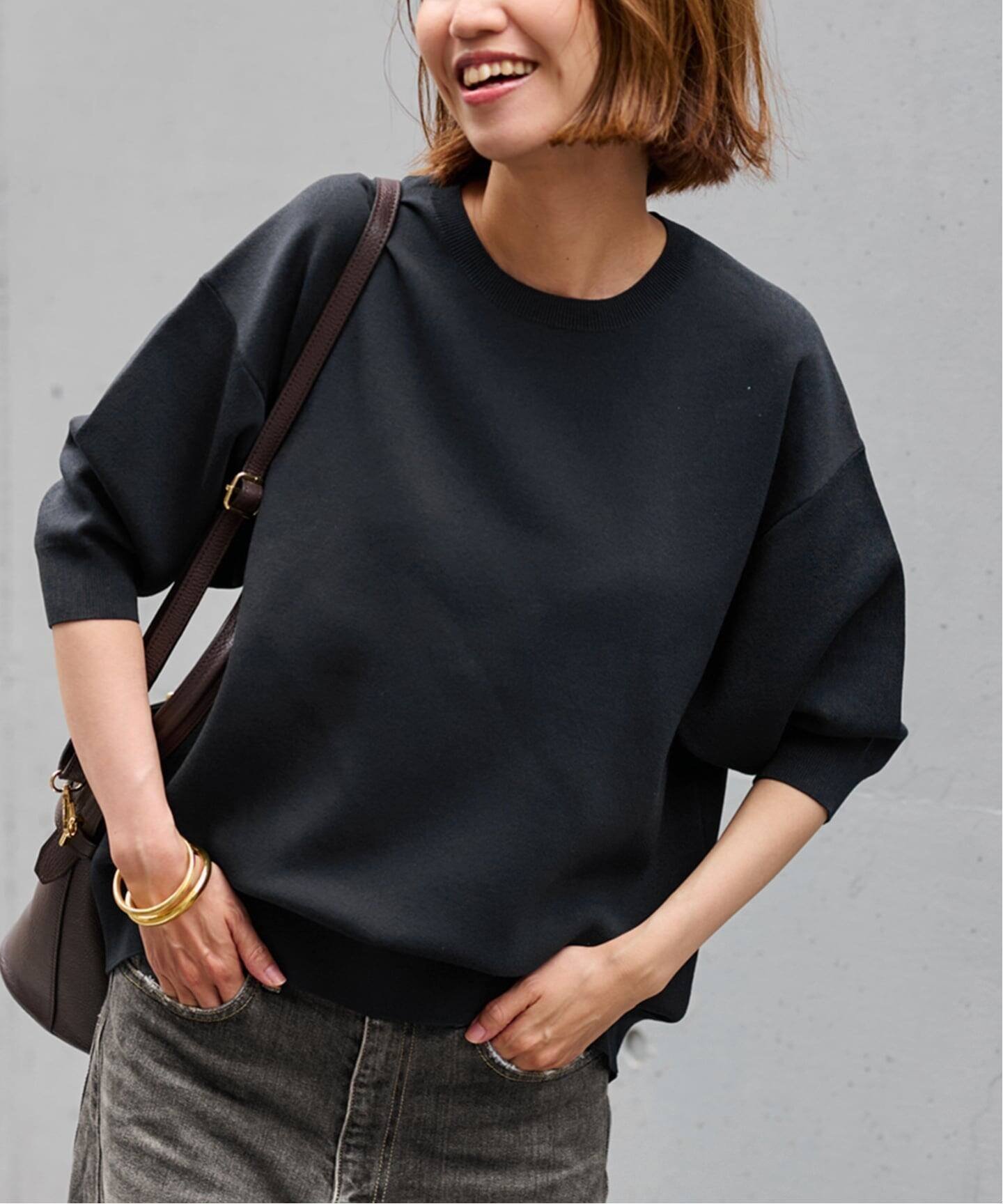 【フレームワーク/FRAMeWORK】の≪一部カラーWEB限定 / 追加≫ウォッシャブルスムースプルオーバー 3 インテリア・キッズ・メンズ・レディースファッション・服の通販 founy(ファニー) 　ファッション　Fashion　レディースファッション　Fashion for Women　トップス・カットソー　Cut & Sew Tops　カジュアルプルオーバー・ニットトップス　Pullovers & Knit Tops / Casual Pullovers　ウォッシャブル　Machine Washable　シンプル　Simple, Minimal　再入荷　Restock / Back in Stock　ネイビー A|ID: prp329100004926345 ipo3291000000036964837