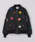 【シップス/SHIPS / MEN】のNOMARHYTHM TEXTILE FLOWER EMBROIDERY FLIGHT JACKET 人気、トレンドファッション・服の通販 founy(ファニー) ファッション Fashion メンズファッション Fashion for Men ジャケット Jacket, Outerwear 定番 Standard, Basic Item ハンド Hand, Handmade thumbnail ブラック|ID: prp329100004927780 ipo3291000000036977036