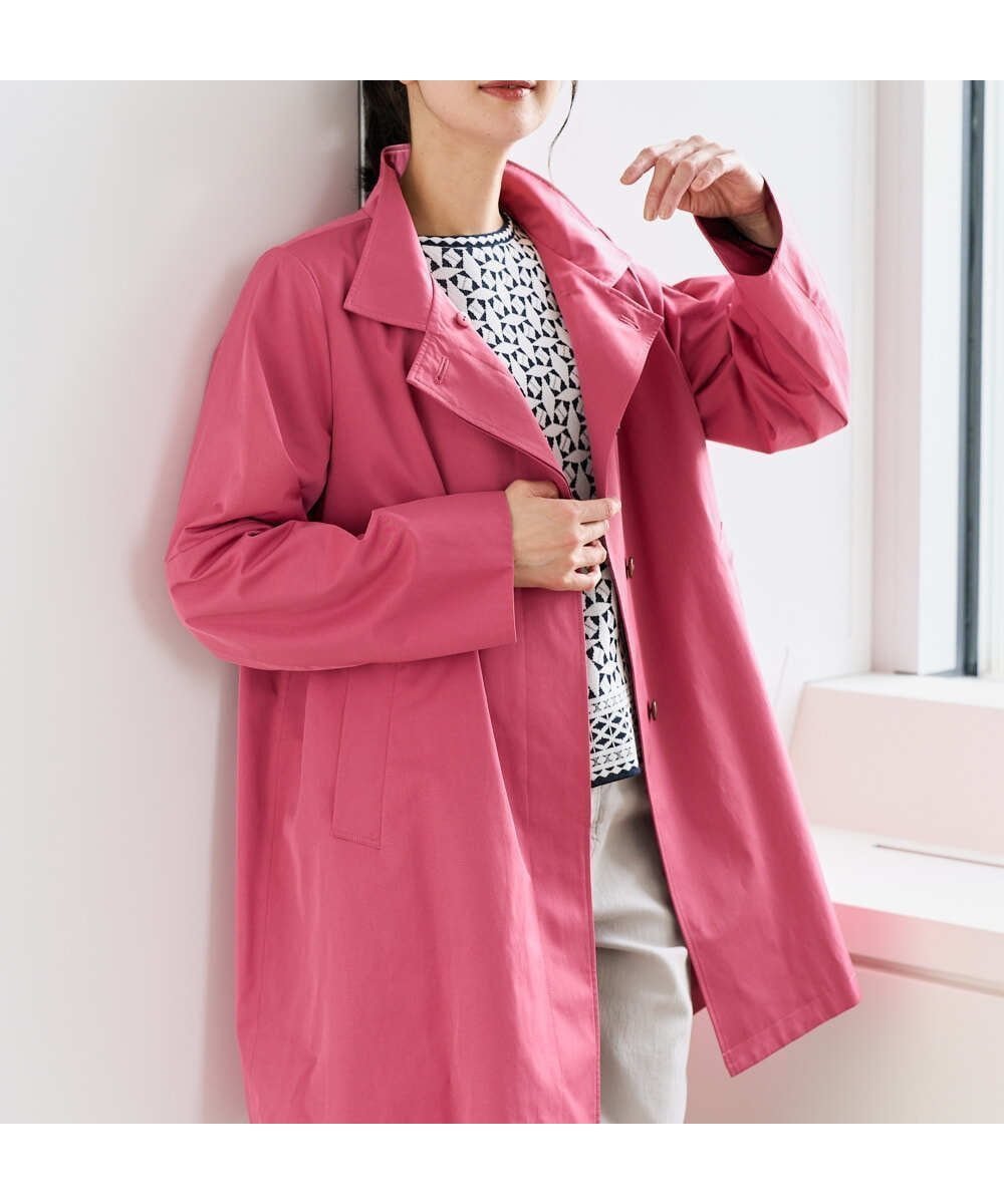 【ジョルジュ レッシュ/GEORGES RECH】のテントライン2WAYカラーコート インテリア・キッズ・メンズ・レディースファッション・服の通販 founy(ファニー) 　ファッション　Fashion　レディースファッション　Fashion for Women　アウター　Coat / Outerwear Collection　コート・ロングコート・ピーコート　Long Coats, Peacoats & More　春　Spring　洗える　Machine Washable　秋　Autumn　ジャケット　Jacket, Outerwear　スタンド　Stand Collar, Upright Stand　ダウン　Down, Puffer　デニム　Denim, Jeans Material　バランス　Balance, Style Balance　パーカー　Hoodie, Parka　ベスト　Vest, Waistcoat　ボトム　Bottoms, Lower Wear　防寒　Cold Protection, Winter-Ready　ミドル　Middle Length, Mid Height　冬　Winter / This Winter　おすすめ　Recommended / Our Picks　夏　Summer　ピンク|ID: prp329100004927807 ipo3291000000036977292