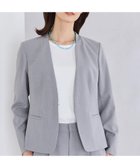 【リフレクト/Reflect】の【吸水速乾/セットアップ可】ノーカラージャケット グレー|ID: prp329100004927811 ipo3291000000036977317