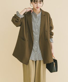 【アイテムズアーバンリサーチ/ITEMS URBAN RESEARCH】のリネンライクジャケット 人気、トレンドファッション・服の通販 founy(ファニー) ファッション Fashion レディースファッション Fashion for Women アウター Coat / Outerwear Collection レディースジャケット・軽アウター Jackets 2026年 2026 ダブル Double, Double-Breasted ボックス Boxy, Box Shape 夏 Summer S/S・春夏 SS, Spring/Summer, Warm Season |ID:prp329100004927813