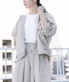 【アーバンリサーチ ドアーズ/URBAN RESEARCH DOORS】の『UR TECH』ナイロンタッサージップパーカー ベージュ|ID: prp329100004927900 ipo3291000000036978064