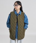 【フリークスストア/FREAK'S STORE】のPRIMALOFT ダイヤキルトベスト/キルティングベスト 25AW オリーブ|ID: prp329100004927923 ipo3291000000036978254
