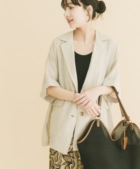 【アイテムズアーバンリサーチ/ITEMS URBAN RESEARCH】のシアードルマンジャケット 人気、トレンドファッション・服の通販 founy(ファニー) ファッション Fashion レディースファッション Fashion for Women アウター Coat / Outerwear Collection レディースジャケット・軽アウター Jackets 2026年 2026 シアー Sheer, See-Through バランス Balance, Style Balance 夏 Summer S/S・春夏 SS, Spring/Summer, Warm Season |ID:prp329100004927951