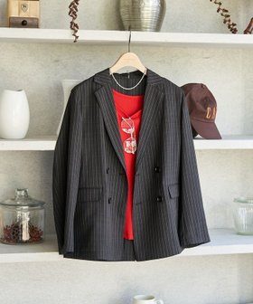 【フリークスストア/FREAK'S STORE】の接触冷感/UVカット LINEN TOUCH ダブルブレストジャケット 人気、トレンドファッション・服の通販 founy(ファニー) ファッション Fashion レディースファッション Fashion for Women アウター Coat / Outerwear Collection レディースジャケット・軽アウター Jackets 2026年 2026 おすすめ Recommended / Our Picks セットアップ Set-Up, Coordinated Outfit セレモニー Ceremony リネン Linen, Linen Fabric ビジネス 仕事 通勤 Business / Work / Commuting 夏 Summer S/S・春夏 SS, Spring/Summer, Warm Season |ID:prp329100004927963