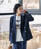 【フリークスストア/FREAK'S STORE】の接触冷感/UVカット LINEN TOUCH ダブルブレストジャケット 人気、トレンドファッション・服の通販 founy(ファニー) ファッション Fashion レディースファッション Fashion for Women アウター Coat / Outerwear Collection レディースジャケット・軽アウター Jackets 2026年 2026 おすすめ Recommended / Our Picks セットアップ Set-Up, Coordinated Outfit セレモニー Ceremony リネン Linen, Linen Fabric ビジネス 仕事 通勤 Business / Work / Commuting 夏 Summer S/S・春夏 SS, Spring/Summer, Warm Season thumbnail ネイビー|ID: prp329100004927963 ipo3291000000036978624