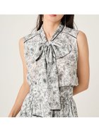 【フレイ アイディー/FRAY I.D】の【FRAY I.D MADE WITH LIBERTY FABRIC】ボウタイブラウス/ウォッシャブル IVR[003]|ID:prp329100004927966