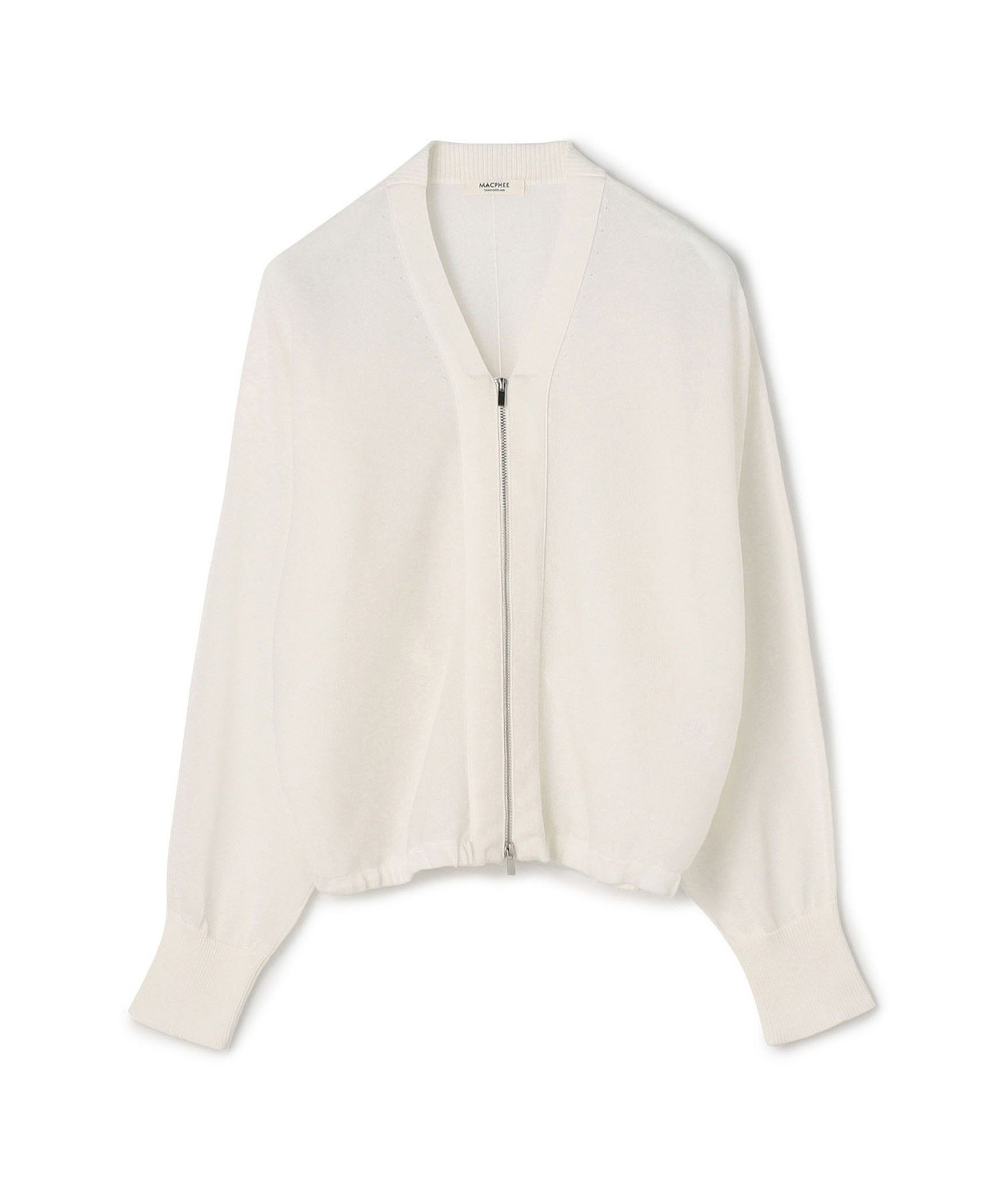 【トゥモローランド/TOMORROWLAND】のドライレーヨン Vネックカーディガン インテリア・キッズ・メンズ・レディースファッション・服の通販 founy(ファニー) 　ファッション　Fashion　レディースファッション　Fashion for Women　トップス・カットソー　Cut & Sew Tops　カーディガン・羽織り　Layered Style Cardigans　Vネックトップス　V-Neck Tops / V-Cut Neckline Shirts　カーディガン　Cardigan, Knitwear　シルバー　Silver, Metallic Silver　ジップアップ　Zip-Up, Full Zip　定番　Standard, Basic Item　フレア　Flare, Flared　おすすめ　Recommended / Our Picks　11 ホワイト|ID: prp329100004927987 ipo3291000000036978781