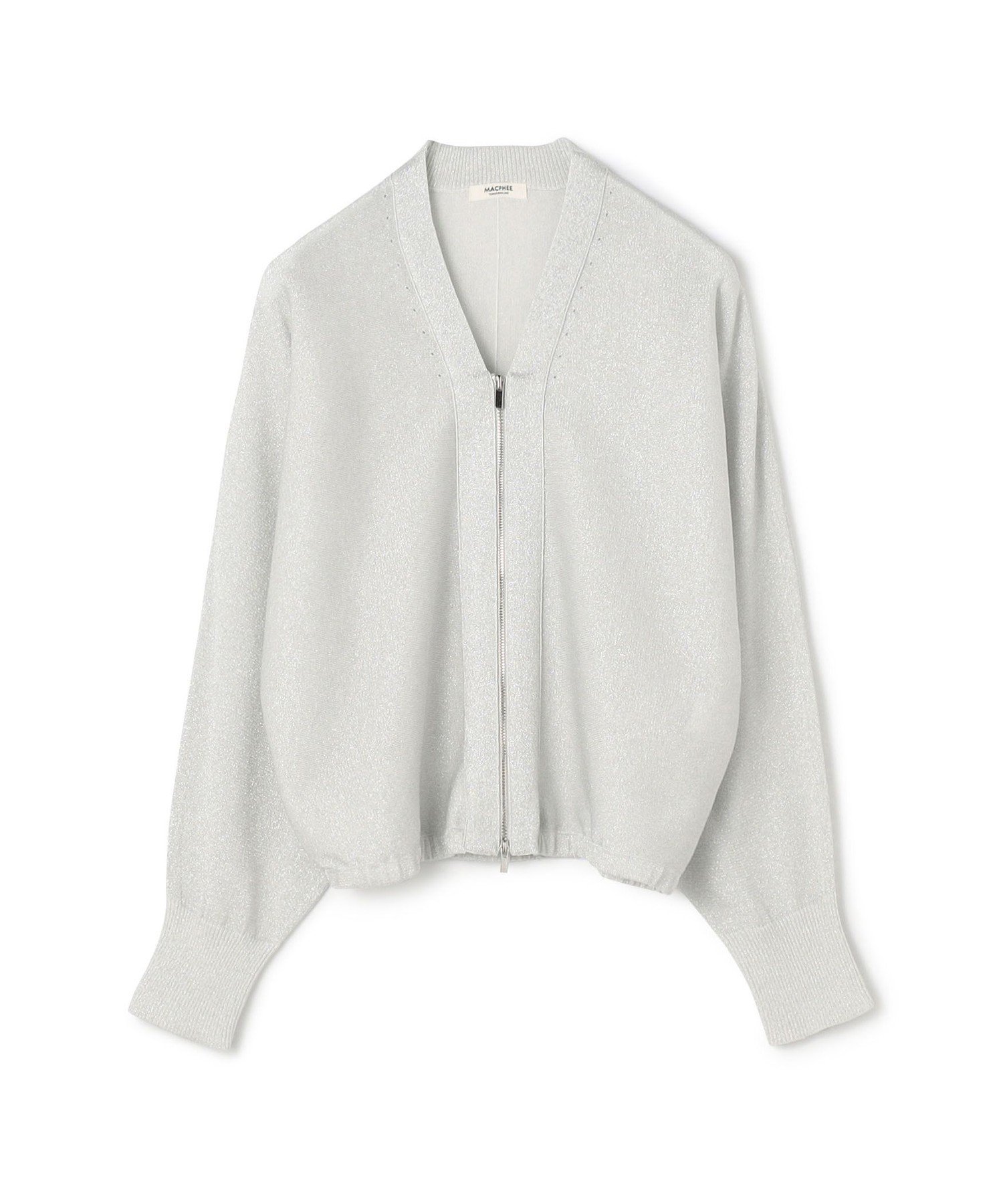 【トゥモローランド/TOMORROWLAND】のドライレーヨン Vネックカーディガン インテリア・キッズ・メンズ・レディースファッション・服の通販 founy(ファニー) 　ファッション　Fashion　レディースファッション　Fashion for Women　トップス・カットソー　Cut & Sew Tops　カーディガン・羽織り　Layered Style Cardigans　Vネックトップス　V-Neck Tops / V-Cut Neckline Shirts　カーディガン　Cardigan, Knitwear　シルバー　Silver, Metallic Silver　ジップアップ　Zip-Up, Full Zip　定番　Standard, Basic Item　フレア　Flare, Flared　おすすめ　Recommended / Our Picks　81 シルバー|ID: prp329100004927987 ipo3291000000036978787