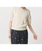 【ビューティ&ユース ユナイテッドアローズ/BEAUTY&YOUTH / UNITED ARROWS】のコイルニット ショートスリーブ プルオーバー ウォッシャブル OFF WHITE|ID:prp329100004927997
