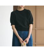 【ビューティ&ユース ユナイテッドアローズ/BEAUTY&YOUTH / UNITED ARROWS】のコイルニット ショートスリーブ プルオーバー ウォッシャブル BLACK|ID:prp329100004927997