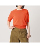 【ビューティ&ユース ユナイテッドアローズ/BEAUTY&YOUTH / UNITED ARROWS】のコイルニット ショートスリーブ プルオーバー ウォッシャブル ORANGE|ID: prp329100004927997 ipo3291000000037337495