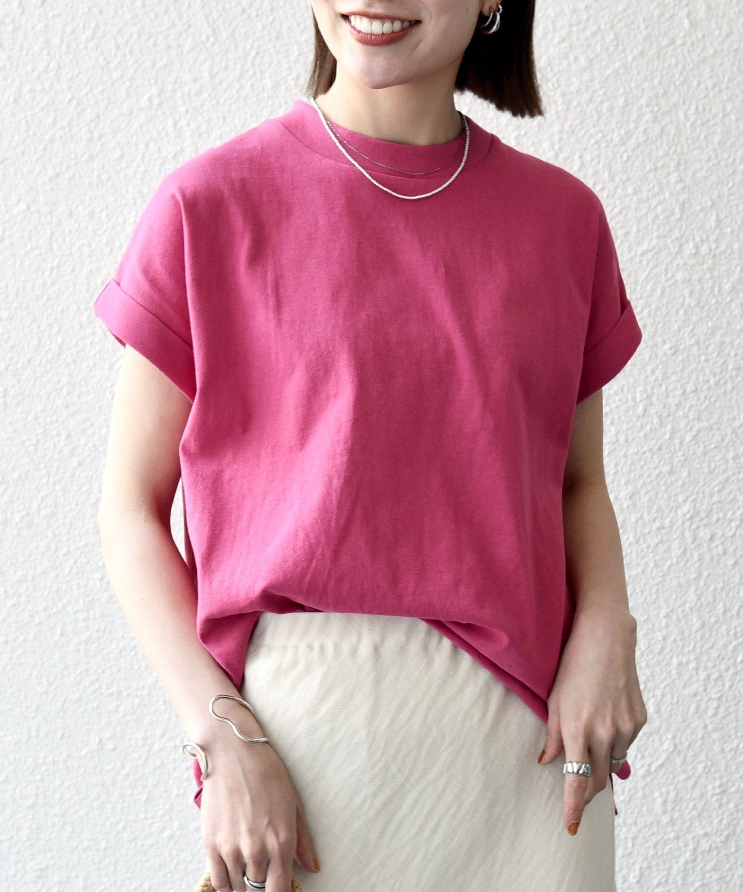 【シップス フォー ウィメン/SHIPS】のSHIPS any 抗菌防臭/洗濯機可能 USAコットン フレンチスリーブ TEE インテリア・キッズ・メンズ・レディースファッション・服の通販 founy(ファニー) 　ファッション　Fashion　レディースファッション　Fashion for Women　イエロー　Yellow　オレンジ　Orange　洗える　Machine Washable　コンパクト　Compact, Small Size　抗菌　Antibacterial, Bacteria-Resistant　スリーブ　Sleeve, Long Sleeve / Short Sleeve　バランス　Balance, Style Balance　パープル　Purple, Violet　フレンチ　French, French Style　ボックス　Boxy, Box Shape　おすすめ　Recommended / Our Picks　2026年　2026　ピンク|ID: prp329100004928001 ipo3291000000036978966