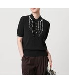 【ユナイテッドアローズ/UNITED ARROWS】のスカラップ フリル ショートスリーブ ニット -ウォッシャブル- 人気、トレンドファッション・服の通販 founy(ファニー) ファッション Fashion レディースファッション Fashion for Women トップス・カットソー Cut & Sew Tops ニット Knit Tops & Sweaters ウォッシャブル Machine Washable ショート Short, Short Length スカラップ Scallop, Scalloped Edge ストレート Straight, Straight Cut スリーブ Sleeve, Long Sleeve / Short Sleeve テーパード Tapered, Tapered Pants ノースリーブ Sleeveless, No-Sleeve フェミニン Feminine, Girly フリル Frill, Ruffle ワイド Wide, Wide Fit アウトレット Outlet / Clearance エレガント 上品 Elegant thumbnail BLACK|ID: prp329100004928011 ipo3291000000036979073