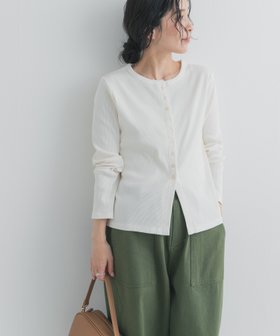 【アーバンリサーチ ドアーズ/URBAN RESEARCH DOORS】のリブボタンカットカーディガン 人気、トレンドファッション・服の通販 founy(ファニー) ファッション Fashion レディースファッション Fashion for Women トップス・カットソー Cut & Sew Tops カーディガン・羽織り Layered Style Cardigans 2026年 2026 おすすめ Recommended / Our Picks カーディガン Cardigan, Knitwear コンパクト Compact, Small Size シンプル Simple, Minimal トレンド Trend, Trending Now フロント Front, Front Design リラックス Relax, Relaxed Fit 夏 Summer S/S・春夏 SS, Spring/Summer, Warm Season |ID:prp329100004928028