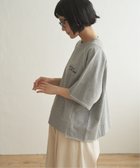 【エルビーシー/LBC】のミニ裏毛切り替え刺繍5分袖プルオーバー 人気、トレンドファッション・服の通販 founy(ファニー) ファッション Fashion レディースファッション Fashion for Women トップス・カットソー Cut & Sew Tops カジュアルプルオーバー・ニットトップス Pullovers & Knit Tops / Casual Pullovers スリーブ Sleeve, Long Sleeve / Short Sleeve リラックス Relax, Relaxed Fit thumbnail モクグレー|ID: prp329100004928048 ipo3291000000036979449