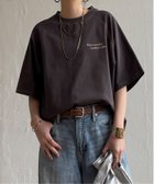 【エルビーシー/LBC】のミニ裏毛切り替え刺繍5分袖プルオーバー 人気、トレンドファッション・服の通販 founy(ファニー) ファッション Fashion レディースファッション Fashion for Women トップス・カットソー Cut & Sew Tops カジュアルプルオーバー・ニットトップス Pullovers & Knit Tops / Casual Pullovers スリーブ Sleeve, Long Sleeve / Short Sleeve リラックス Relax, Relaxed Fit thumbnail チャコール|ID: prp329100004928048 ipo3291000000036979456