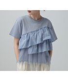 【レプシィム ローリーズファーム/LEPSIM LOWRYS FARM】の異素材フリルドッキングT2 人気、トレンドファッション・服の通販 founy(ファニー) ファッション Fashion レディースファッション Fashion for Women おすすめ Recommended / Our Picks チュール Tulip, Tulip Motif トレンド Trend, Trending Now ドッキング Docking, Mixed Material ドット Polka Dot, Dot Pattern フリル Frill, Ruffle thumbnail ブルーグレー12|ID: prp329100004928059 ipo3291000000036979537