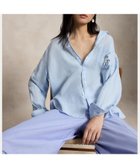 【ラルフローレン/RALPH LAUREN】のオーバーサイズ フィット Big Pony リネン シャツ 人気、トレンドファッション・服の通販 founy(ファニー) ファッション Fashion レディースファッション Fashion for Women トップス・カットソー Cut & Sew Tops シャツ・ブラウス・オフィスカジュアル Elegant Blouses & Button-Ups インド Indian Textile ウォッシュ Washed Finish カフス Cuff Design クラシック Classic, Timeless Style ショルダー Shoulder, Shoulder Strap ドロップ Drop Shoulder, Dropped Style フィット Fit, Slim Fit プリーツ Pleats, Pleated ボックス Boxy, Box Shape ポケット Pocket, Pocket Detail モダン Modern, Contemporary ヨーク Yoke, Yoke Design ラウンド Round, Round Neck リネン Linen, Linen Fabric ループ Loop, Loop Knit 長袖 Long Sleeve, Full Sleeve thumbnail 400ブルー|ID: prp329100004928064 ipo3291000000036979578