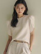 【アニュアンス/anuans】のペタルフォルムスリーブブラウス 人気、トレンドファッション・服の通販 founy(ファニー) ファッション Fashion レディースファッション Fashion for Women トップス・カットソー Cut & Sew Tops シャツ・ブラウス・オフィスカジュアル Elegant Blouses & Button-Ups おすすめ Recommended / Our Picks サテン Satin, Glossy Fabric シャンタン Shantung, Silk-Like Fabric シンプル Simple, Minimal バランス Balance, Style Balance フォルム Silhouette, Form エレガント 上品 Elegant thumbnail IVORY|ID: prp329100004928080 ipo3291000000036979698
