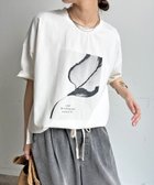 【ドゥドゥ/DouDou】の【WEB限定】ストーンプリントトップス 人気、トレンドファッション・服の通販 founy(ファニー) ファッション Fashion レディースファッション Fashion for Women トップス・カットソー Cut & Sew Tops スマート Smart, Elegant ビジュー Bijou, Jewel-like Accent フロント Front, Front Design プリント Print, Printed Pattern S/S・春夏 SS, Spring/Summer, Warm Season 再入荷 Restock / Back in Stock 夏 Summer 2026年 2026 thumbnail オフホワイト|ID: prp329100004928178 ipo3291000000036980602