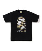 【ア ベイシング エイプ/A BATHING APE】のSTA OVER PRINT 1ST CAMO BY BATHING APE TEE 人気、トレンドファッション・服の通販 founy(ファニー) ファッション Fashion レディースファッション Fashion for Women インナー Innerwear コレクション Collection, Seasonal Line ショート Short, Short Length スリーブ Sleeve, Long Sleeve / Short Sleeve フロント Front, Front Design プリント Print, Printed Pattern モチーフ Motif, Design Theme ラバー Rubber, Rubber Sole 定番 Standard, Basic Item thumbnail BK×YE|ID: prp329100004928181 ipo3291000000036980637