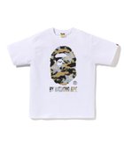 【ア ベイシング エイプ/A BATHING APE】のSTA OVER PRINT 1ST CAMO BY BATHING APE TEE 人気、トレンドファッション・服の通販 founy(ファニー) ファッション Fashion レディースファッション Fashion for Women インナー Innerwear コレクション Collection, Seasonal Line ショート Short, Short Length スリーブ Sleeve, Long Sleeve / Short Sleeve フロント Front, Front Design プリント Print, Printed Pattern モチーフ Motif, Design Theme ラバー Rubber, Rubber Sole 定番 Standard, Basic Item thumbnail WH×YE|ID: prp329100004928181 ipo3291000000036980644