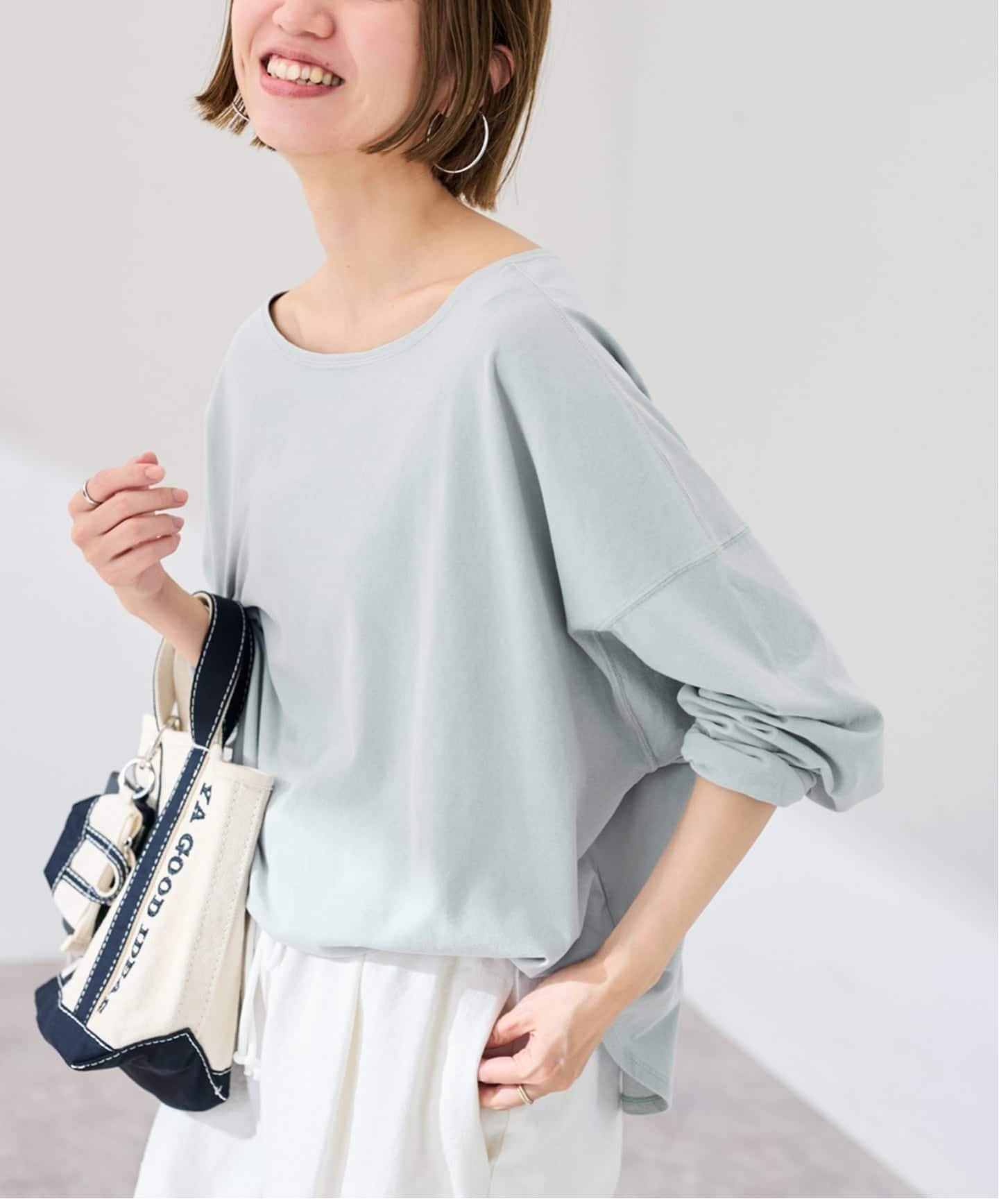 【フレームワーク/FRAMeWORK】の≪新色 / 追加≫ドライタッチコットンL/Tee インテリア・キッズ・メンズ・レディースファッション・服の通販 founy(ファニー) 　ファッション　Fashion　レディースファッション　Fashion for Women　おすすめ　Recommended / Our Picks　再入荷　Restock / Back in Stock　グリーン C|ID: prp329100004928184 ipo3291000000036980674