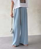 【ドゥドゥ/DouDou】の【累計販売数3万枚突破/20色4サイズ展開!】タックワイドパンツ サックスブルー|ID: prp329100004928195 ipo3291000000037311561