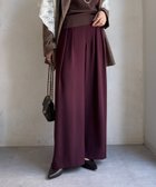【ドゥドゥ/DouDou】の【累計販売数3万枚突破/20色4サイズ展開!】タックワイドパンツ ボルドー|ID: prp329100004928195 ipo3291000000037311565