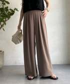 【ドゥドゥ/DouDou】の【累計販売数3万枚突破/20色4サイズ展開!】タックワイドパンツ モカ|ID: prp329100004928195 ipo3291000000037311569