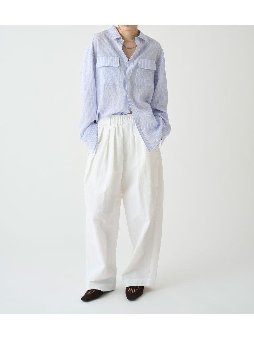 【ミースロエ/MIESROHE】のスポーティー3タックパンツ インテリア・キッズ・メンズ・レディースファッション・服の通販 founy(ファニー) 　雑誌掲載アイテム　Magazine Picks & Fashion Features　ファッション雑誌　Fashion Magazines　ヴェリィ　VERY　ファッション　Fashion　レディースファッション　Fashion for Women　パンツ　Pants & Trousers　6月号　June Issue, Jun. Edition　アウトドア　Outdoor Clothing　スマート　Smart, Elegant　ワイド　Wide, Wide Fit　雑誌　Magazine, Fashion Magazine　WHT[001]|ID: prp329100004928215 ipo3291000000036981036