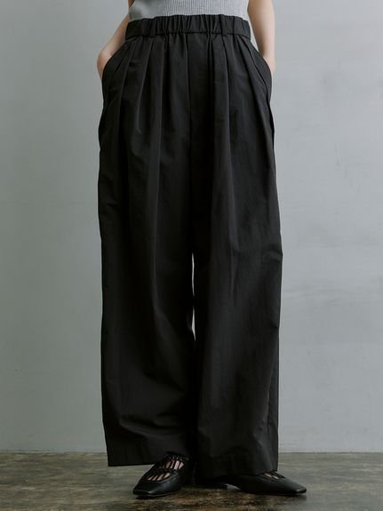 【ミースロエ/MIESROHE】のスポーティー3タックパンツ インテリア・キッズ・メンズ・レディースファッション・服の通販 founy(ファニー) 　雑誌掲載アイテム　Magazine Picks & Fashion Features　ファッション雑誌　Fashion Magazines　ヴェリィ　VERY　ファッション　Fashion　レディースファッション　Fashion for Women　パンツ　Pants & Trousers　6月号　June Issue, Jun. Edition　アウトドア　Outdoor Clothing　スマート　Smart, Elegant　ワイド　Wide, Wide Fit　雑誌　Magazine, Fashion Magazine　BLK[009]|ID: prp329100004928215 ipo3291000000036981039