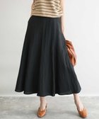 【エムケイ ミッシェルクラン/MK MICHEL KLEIN】のUVカット/洗える リネン混フレアースカート 人気、トレンドファッション・服の通販 founy(ファニー) ファッション Fashion レディースファッション Fashion for Women スカート Skirts 春 Spring 洗える Machine Washable 秋 Autumn くるぶし Ankle-Length セットアップ Set-Up, Coordinated Outfit なめらか Smooth, Silky Texture パターン Pattern, Design Print フレア Flare, Flared フレアースカート Flared Skirt, A-Line Skirt ポケット Pocket, Pocket Detail マーメイド Mermaid, Fishtail Silhouette リネン Linen, Linen Fabric 冬 Winter / This Winter 夏 Summer thumbnail ブラック|ID: prp329100004928232 ipo3291000000036981194