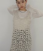 【ヘラム/hellam】のメッシュニットワンピース 人気、トレンドファッション・服の通販 founy(ファニー) ファッション Fashion レディースファッション Fashion for Women ワンピース Dresses ニットワンピース Knit Dresses トレンド Trend, Trending Now thumbnail アイボリー|ID: prp329100004928263 ipo3291000000036981478