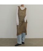 【ヘラム/hellam】のメッシュニットワンピース 人気、トレンドファッション・服の通販 founy(ファニー) ファッション Fashion レディースファッション Fashion for Women ワンピース Dresses ニットワンピース Knit Dresses トレンド Trend, Trending Now thumbnail ブラウン|ID: prp329100004928263 ipo3291000000036981485