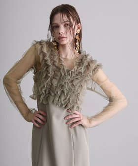 【プールヴー/PourVous】の3点セットフリルボレロドレス 結婚式 パーティードレス オケージョンドレス 人気、トレンドファッション・服の通販 founy(ファニー) ファッション Fashion レディースファッション Fashion for Women アウター Coat / Outerwear Collection ボレロ・ショート丈ジャケット / ドレス羽織りに Boleros & Short Jackets ワンピース Dresses フォーマル・パーティードレス・結婚式用ドレス Elegant & Casual Dresses アクセサリー Fashion Accessories インナー Innerwear キャミワンピース Cami Dress, Slip Dress シンプル Simple, Minimal ストレート Straight, Straight Cut チュール Tulip, Tulip Motif ドレス Dress, One-Piece フリル Frill, Ruffle ベスト Vest, Waistcoat ボレロ Bolero, Short Cardigan おすすめ Recommended / Our Picks セレモニー Ceremony 結婚式 Wedding 二次会 After Party |ID:prp329100004928270