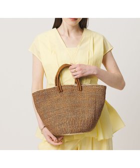 【ユナイテッドアローズ/UNITED ARROWS】 アバカ ダブルハンドル トートバッグ人気、トレンドファッション・服の通販 founy(ファニー) ファッション Fashion レディースファッション Fashion for Women バッグ Bags ダブル Double, Double-Breasted ラウンド Round, Round Neck |ID:prp329100004928323