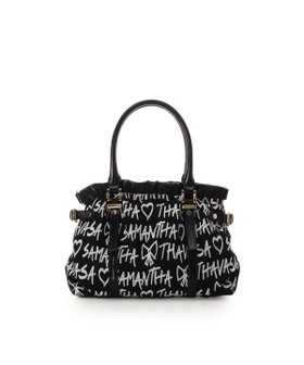 【サマンサタバサ/SamanTha Thavasa】のスクリッタ柄 サマンサ ルプリュ・ミニョン ハンドバッグ Revival Collection 人気、トレンドファッション・服の通販 founy(ファニー) ファッション Fashion レディースファッション Fashion for Women ギャザー Gathered, Ruffled ショルダー Shoulder, Shoulder Strap 財布 Wallet, Purse ポケット Pocket, Pocket Detail マグネット Magnet, Magnetic Closure ランダム Random, Irregular |ID:prp329100004928344