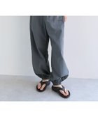 【その他のブランド/Other】のUVカット 接触冷感 撥水加工 ロゴ 刺繍 ナイロン ワイド パンツ ANME アンメ チャコールグレー|ID: prp329100004932933 ipo3291000000037229004