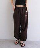 【その他のブランド/Other】のUVカット 接触冷感 撥水加工 ロゴ 刺繍 ナイロン ワイド パンツ ANME アンメ ブラウン|ID: prp329100004932933 ipo3291000000037229005