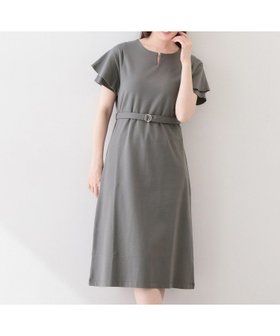 【インデックス/INDEX】のIラインフレアスリーブワンピース【洗濯機OK/接触冷感/UVケア】《XS~3L/6col》 人気、トレンドファッション・服の通販 founy(ファニー) ファッション Fashion レディースファッション Fashion for Women ワンピース Dresses スマート Smart, Elegant フィット Fit, Slim Fit フレア Flare, Flared ポケット Pocket, Pocket Detail エレガント 上品 Elegant |ID:prp329100004932936