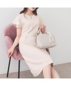 【インデックス/INDEX】の接触冷感 Iラインフレアスリーブワンピース【UVケア/洗濯機OK】《XS~3L/6col》 グレージュ|ID: prp329100004932936 ipo3291000000037327695