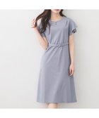 【インデックス/INDEX】の接触冷感 Iラインフレアスリーブワンピース【UVケア/洗濯機OK】《XS~3L/6col》 チャコールグレー|ID: prp329100004932936 ipo3291000000037327696