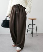【ディスコート/Discoat / MEN】の《22色展開/7サイズ展開》-3kg見え!とろみイージーパンツ【ユニセックス】 ダークブラウン|ID: prp329100004932945 ipo3291000000037229028